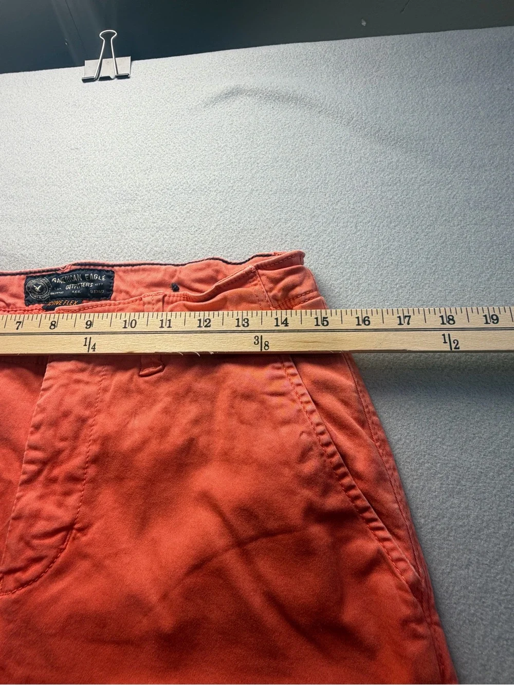 American Eagle Active Flex Orange Chino Pants Men’s 30x32